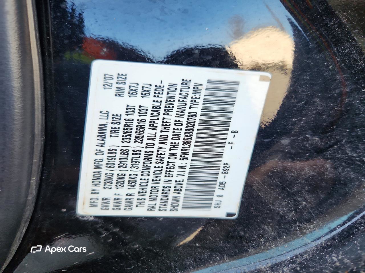 Honda Odyssey 2008