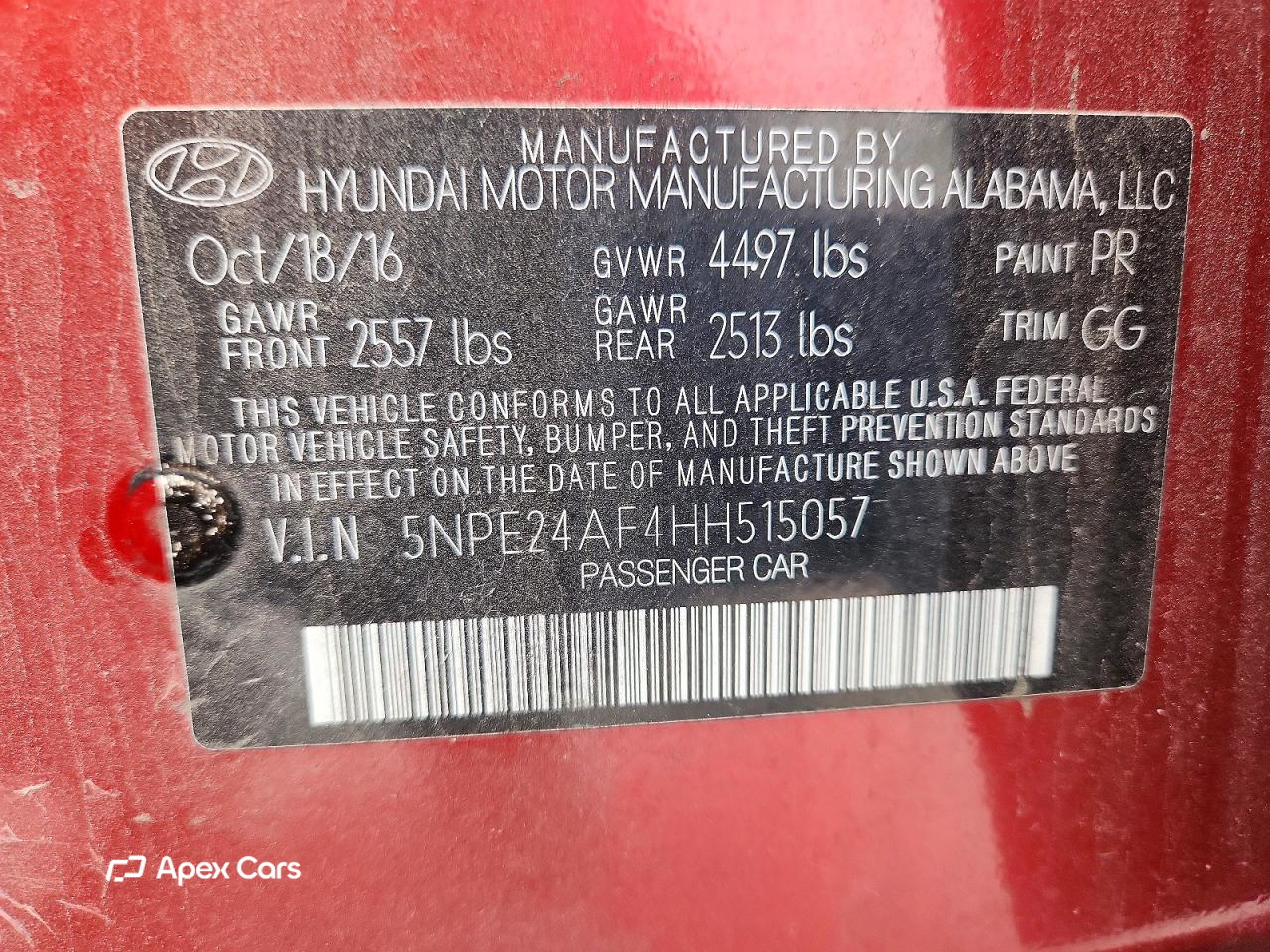 Hyundai Sonata 2017