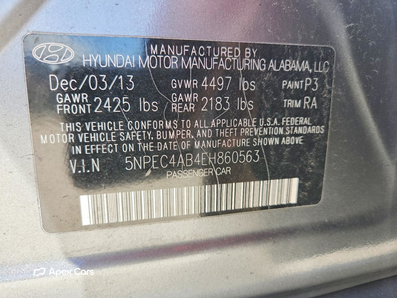 Hyundai Sonata 2014