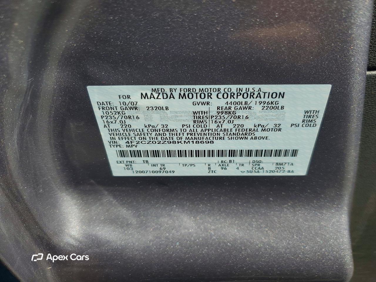 Mazda Tribute 2008
