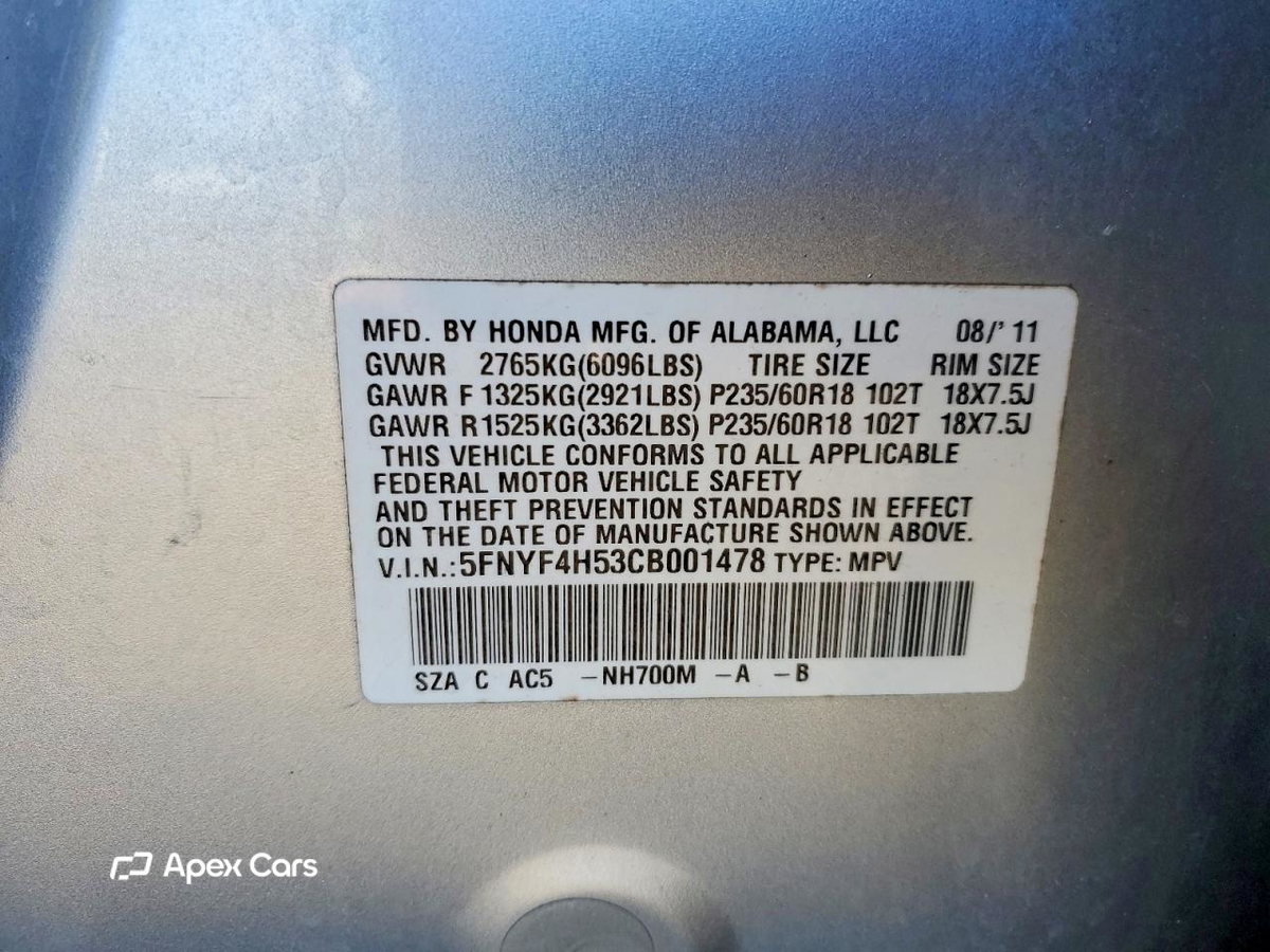 Honda Pilot 2012