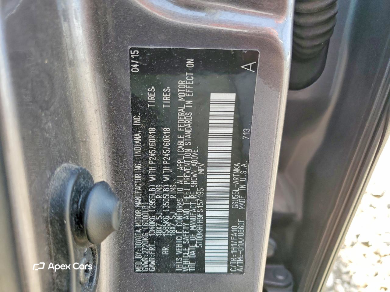 Toyota Highlander 2015