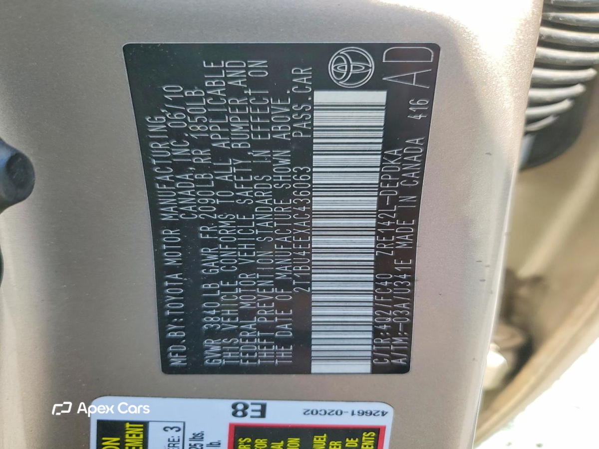 Toyota Corolla 2010