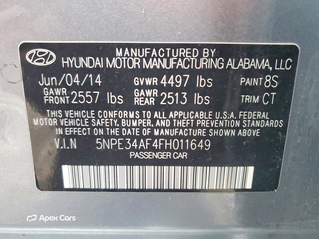Hyundai Sonata 2015