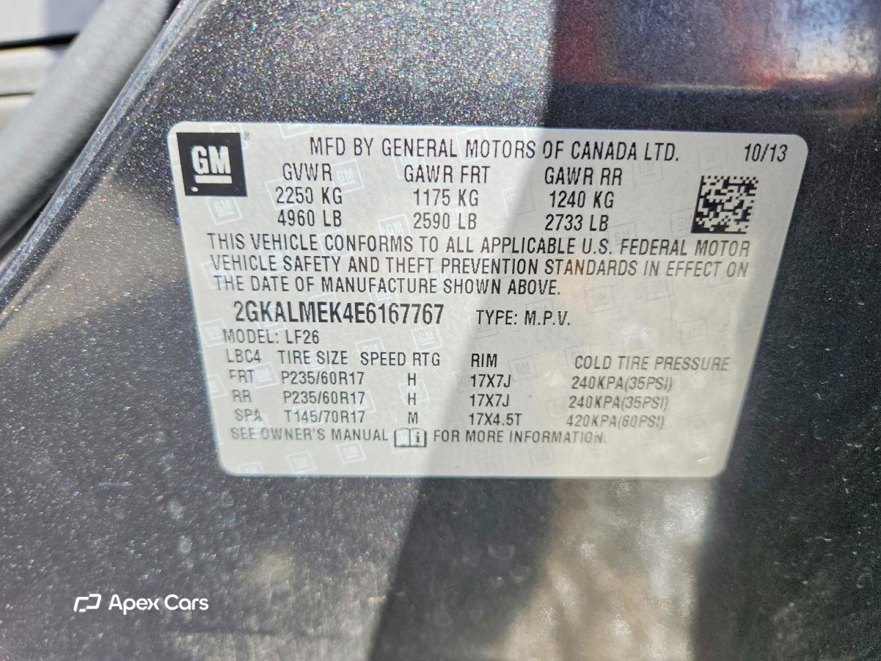 GMC Terrain 2014