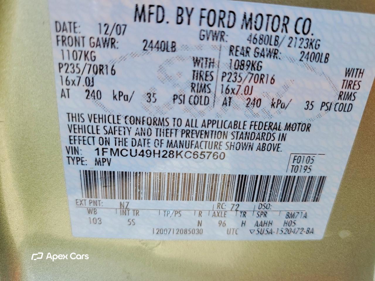Ford Escape 2008