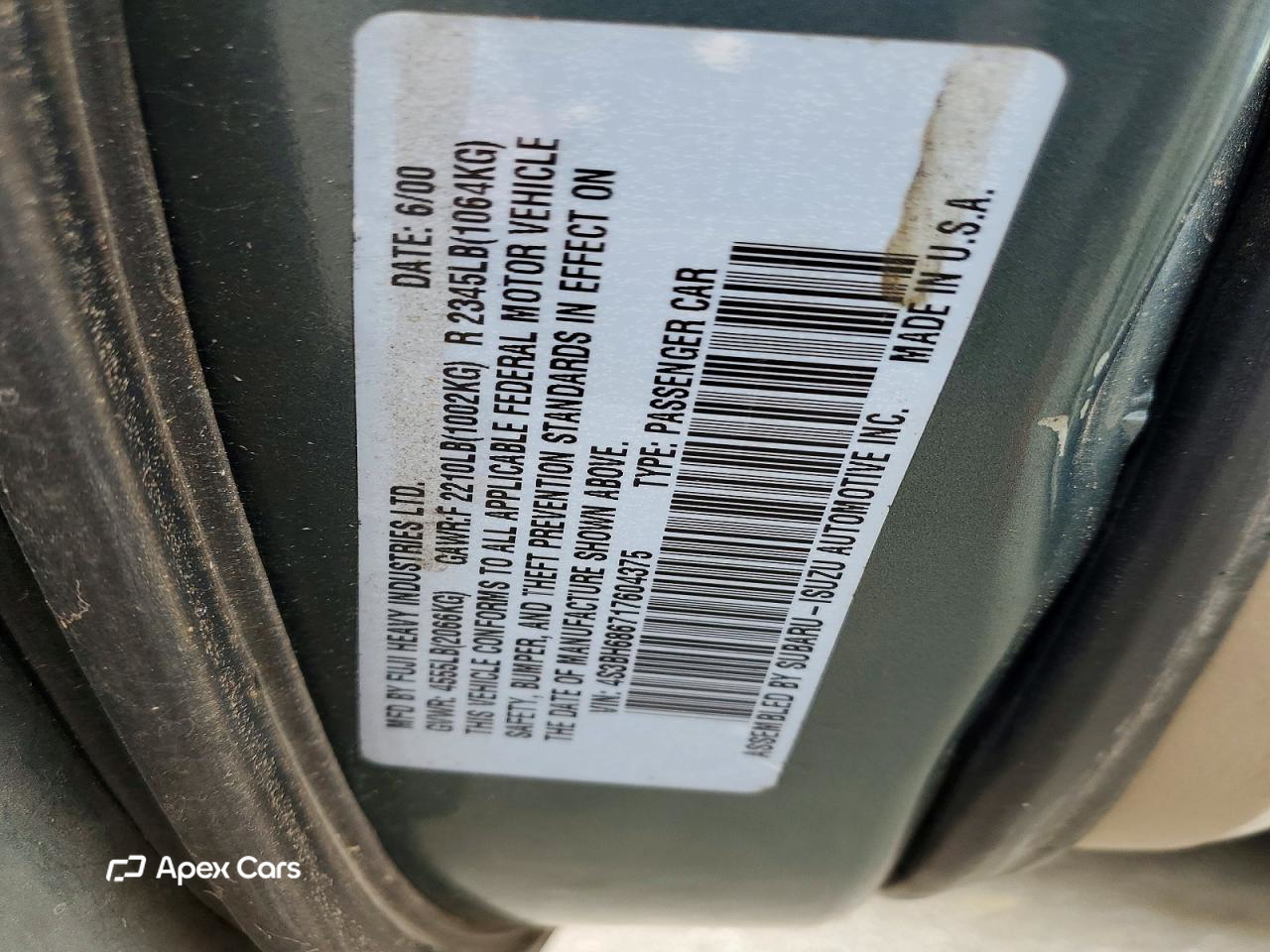 Subaru Legacy 2001