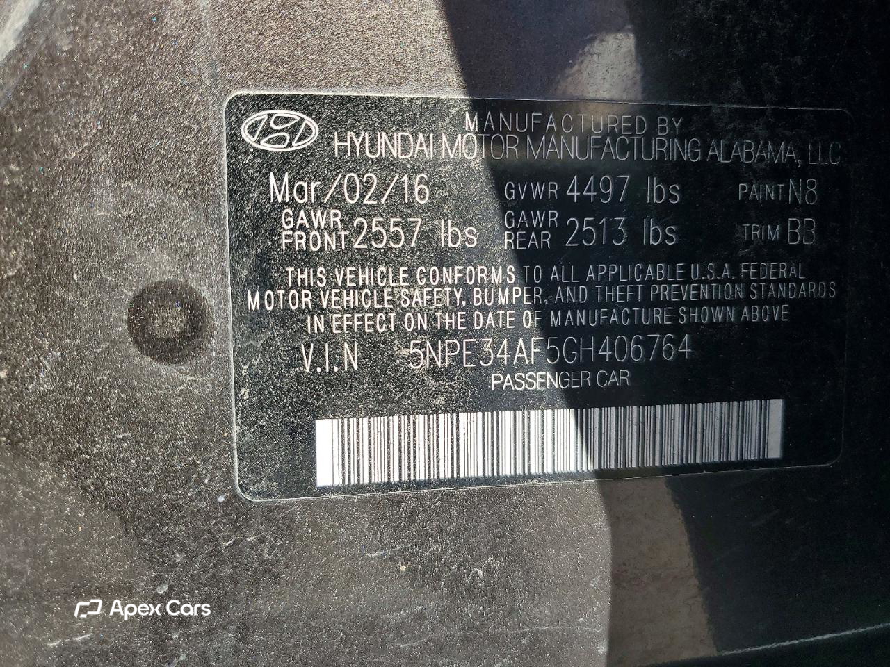 Hyundai Sonata 2016