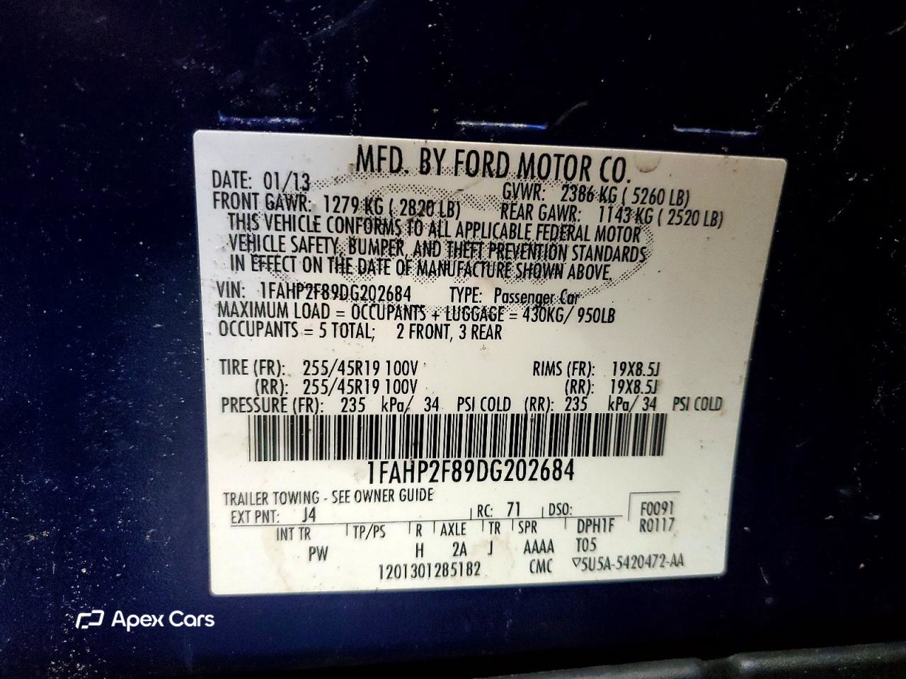 Ford Taurus 2013