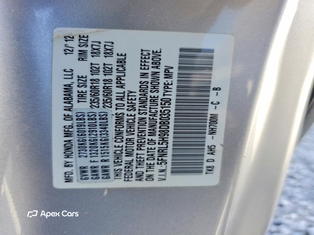 Honda Odyssey 2013