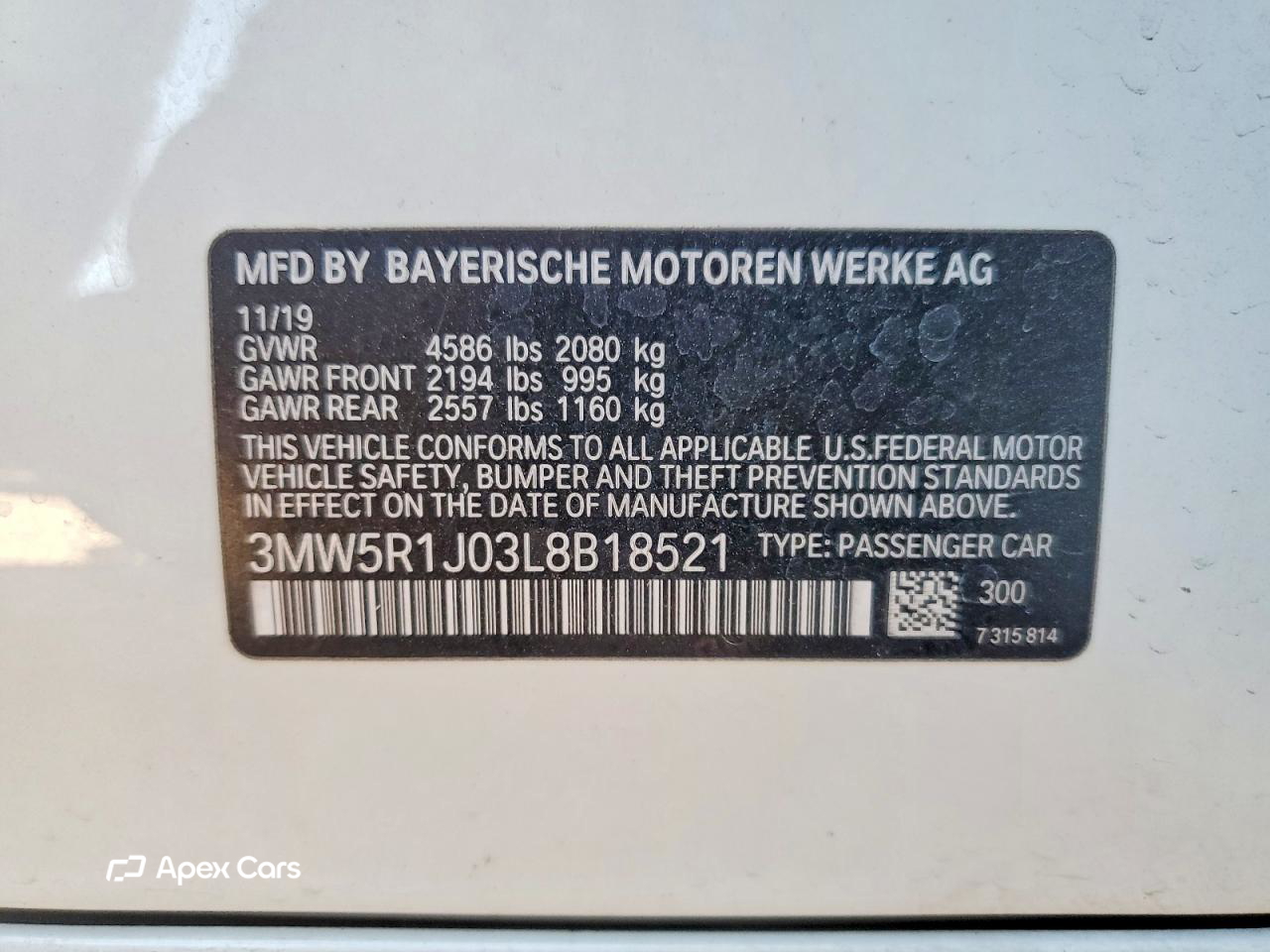 BMW Series 3 2020