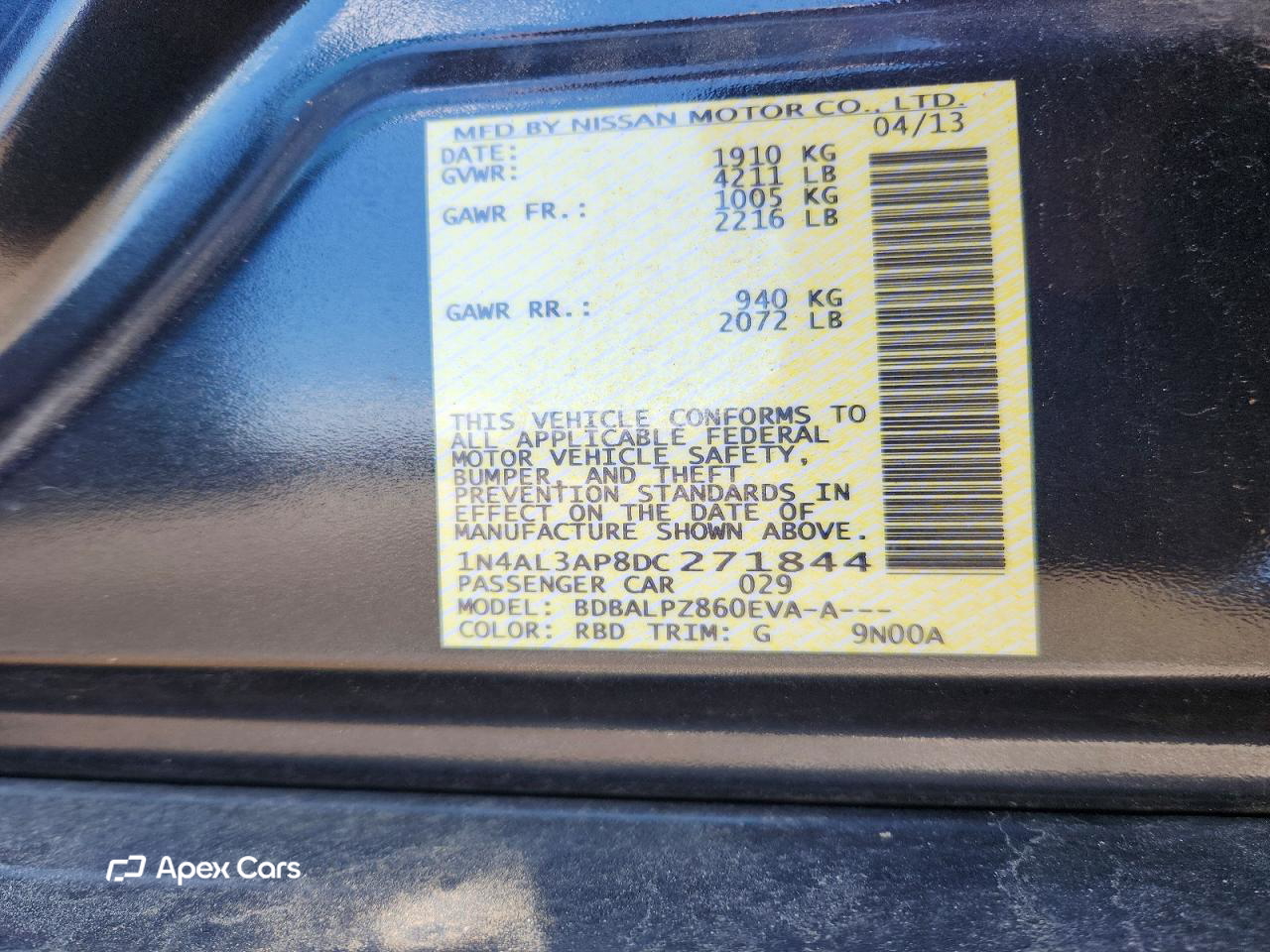 Nissan Altima 2013