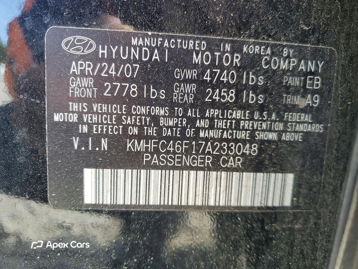 Hyundai Azera 2007
