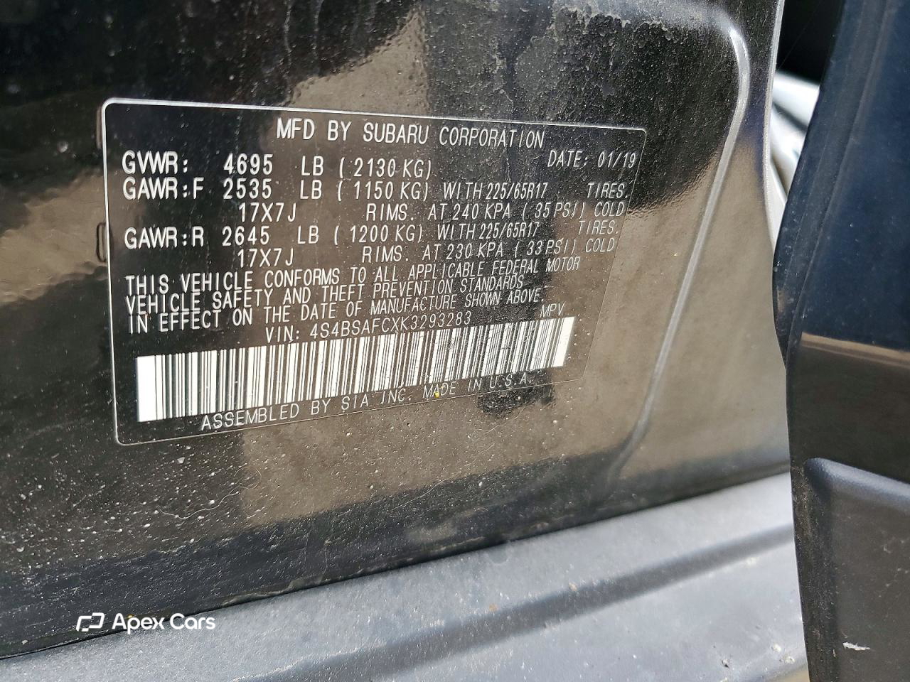 Subaru Outback 2019