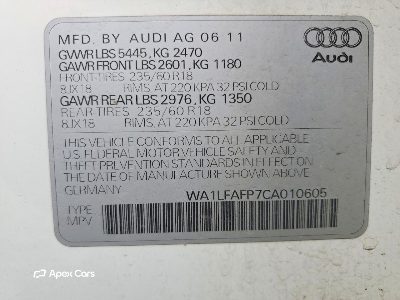 Audi Q5 2012