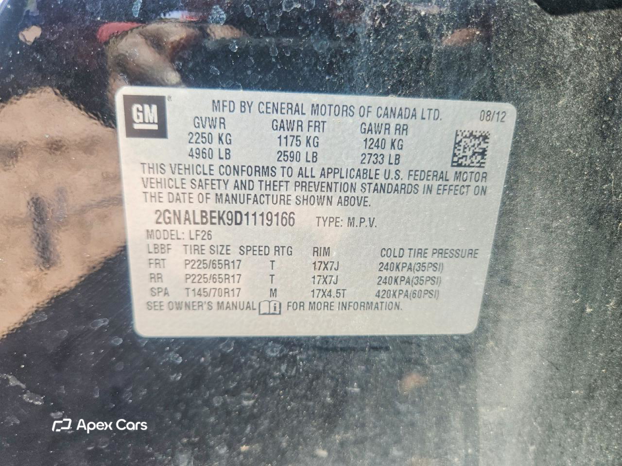 Chevrolet Equinox 2013