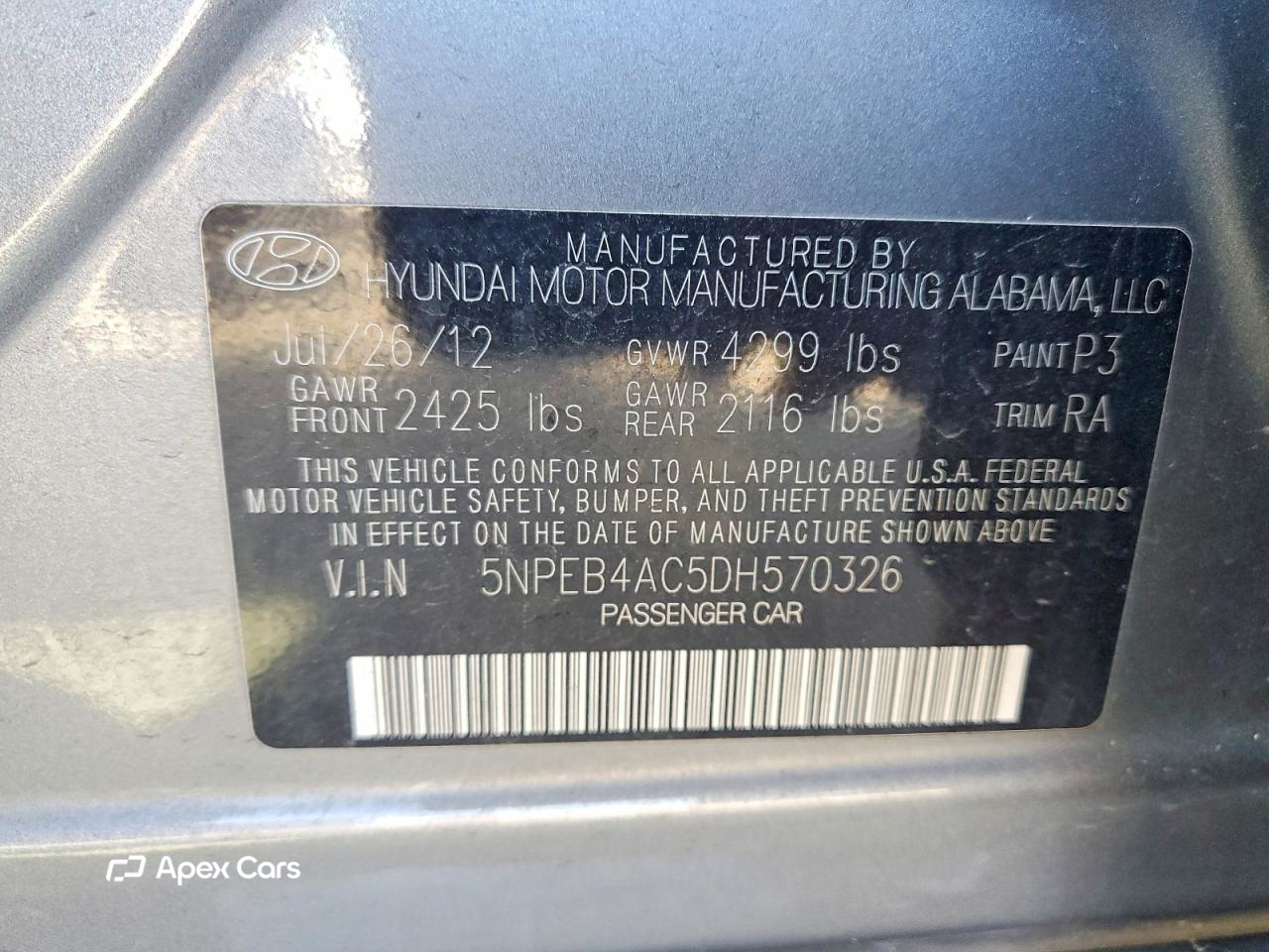 Hyundai Sonata 2013