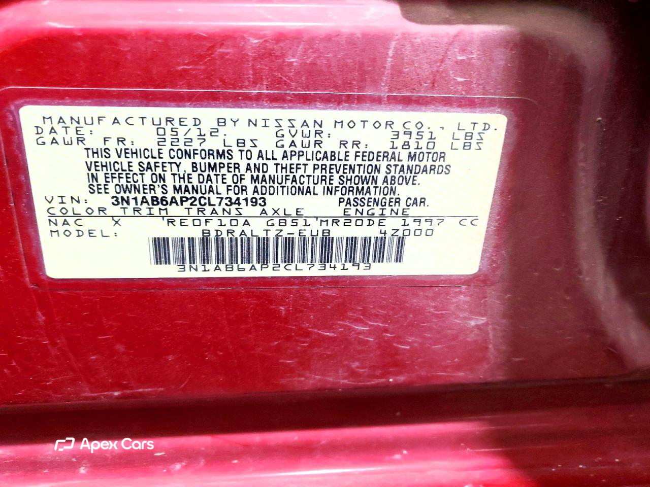 Nissan Sentra 2012
