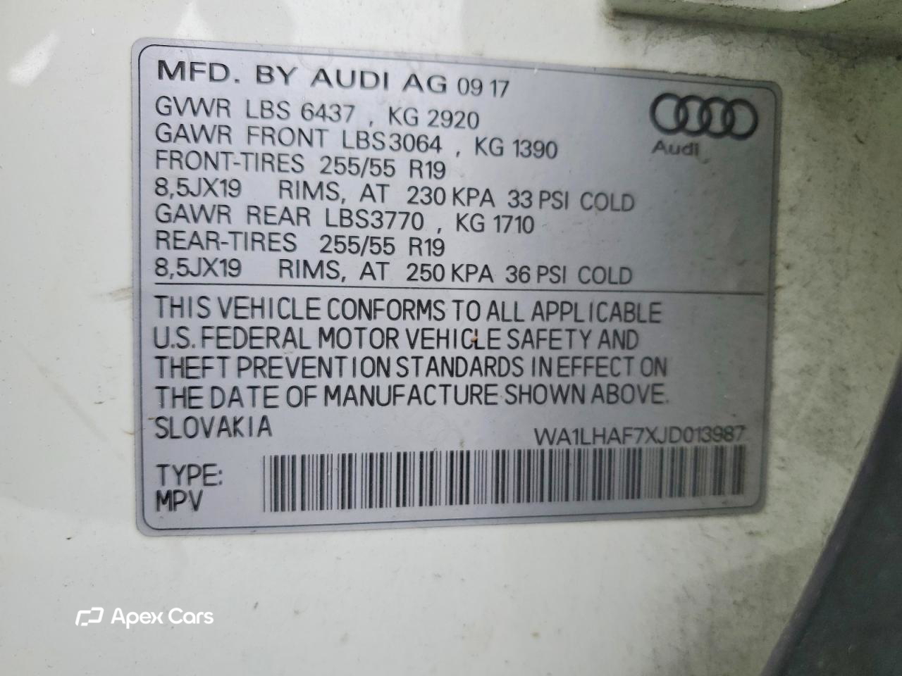 Audi Q7 2018