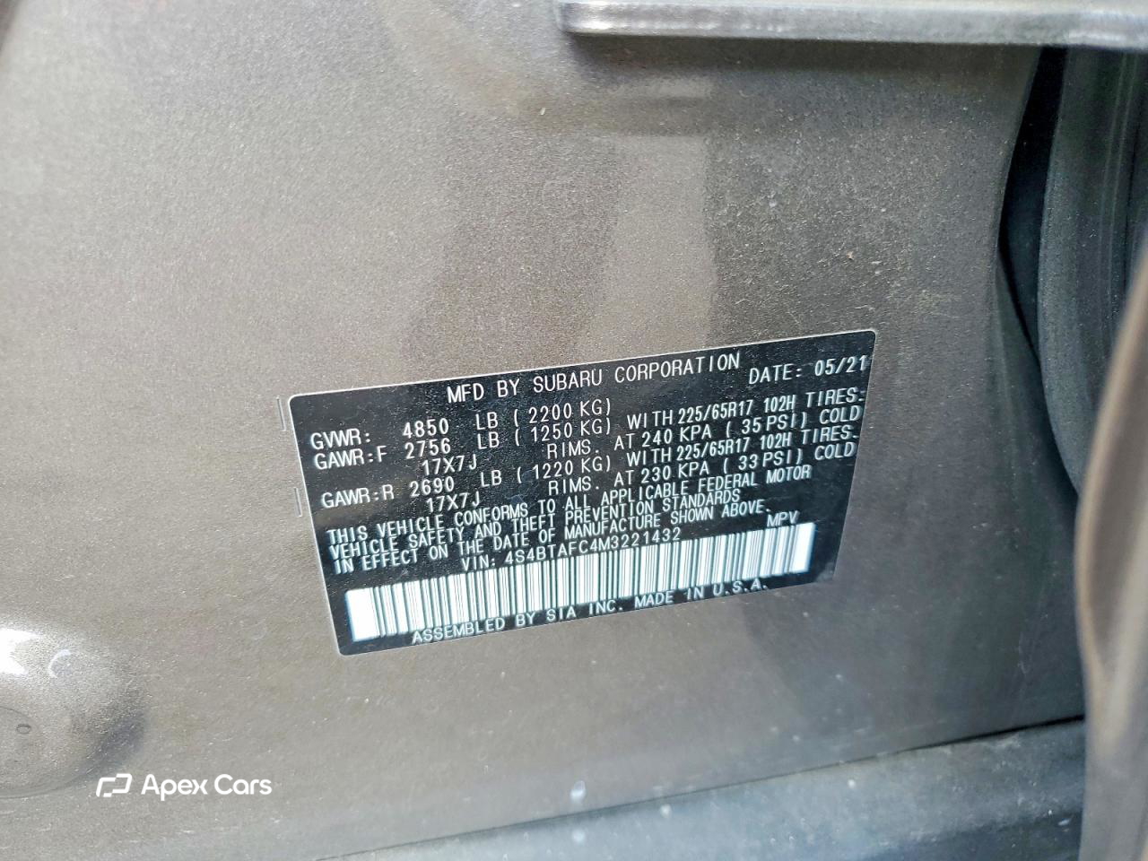 Subaru Outback 2021