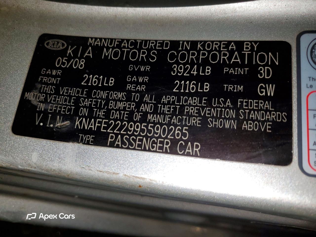 Kia Spectra 2009