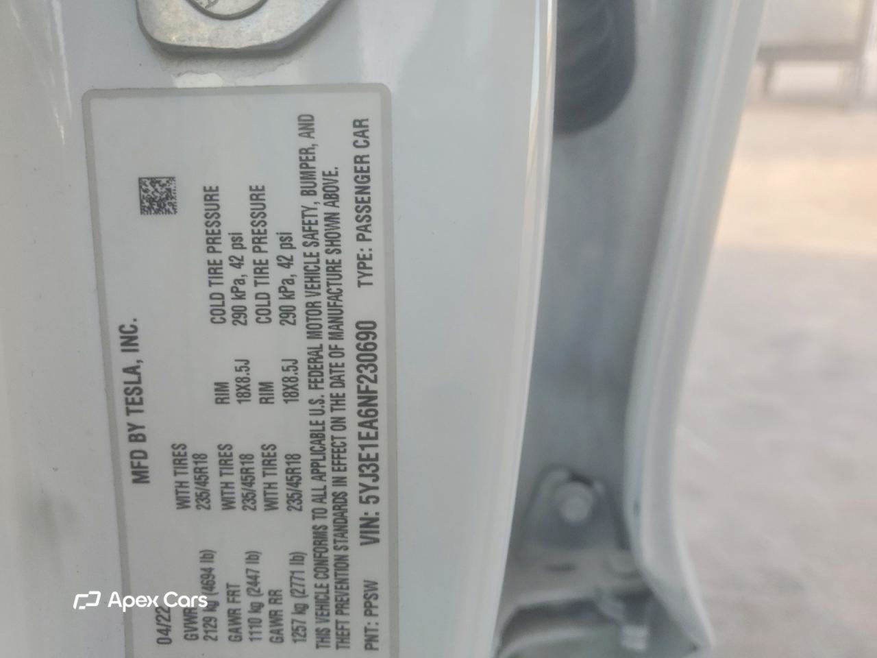 Tesla Model 3 2022