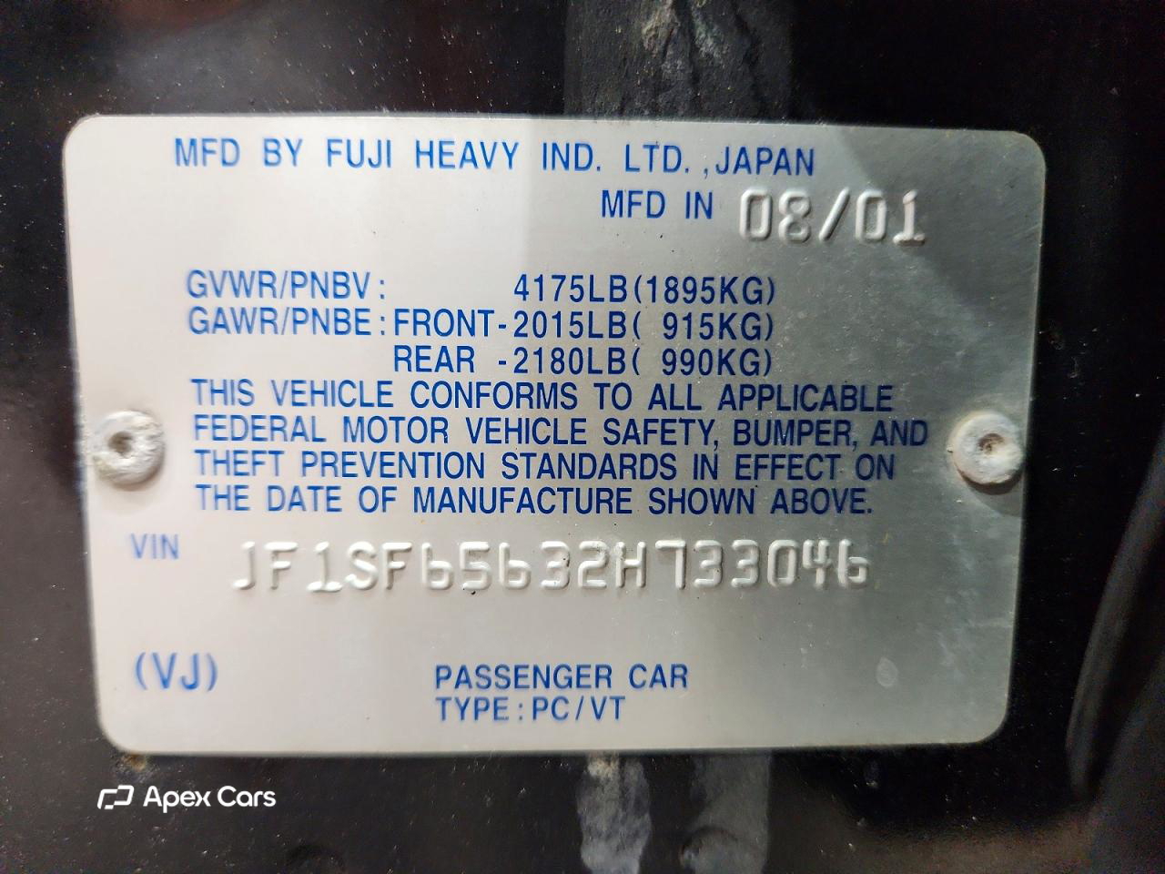 Subaru Forester 2002