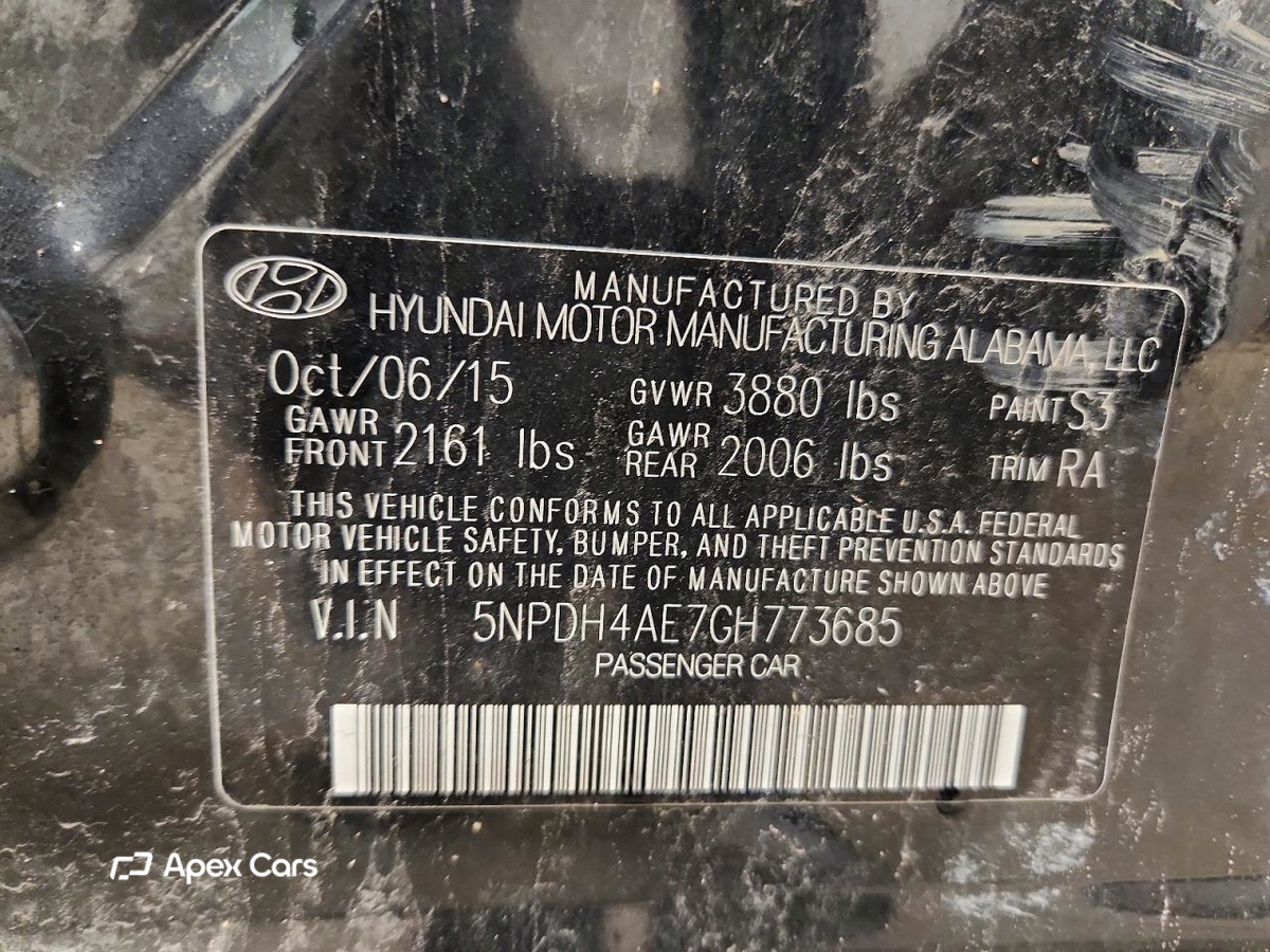 Hyundai Elantra 2016