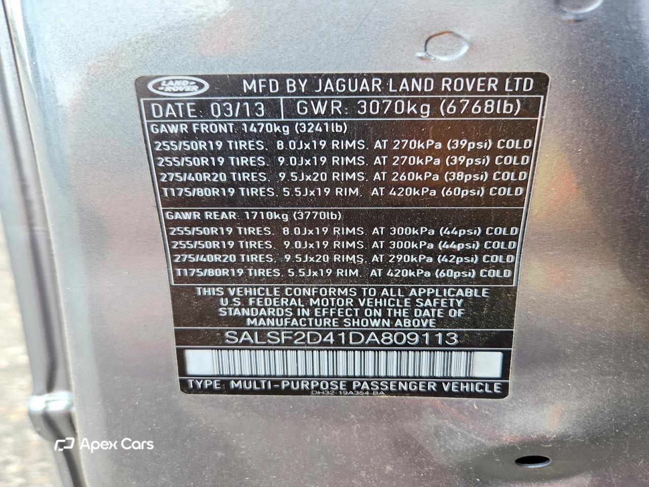 Land Rover Range Rover 2013