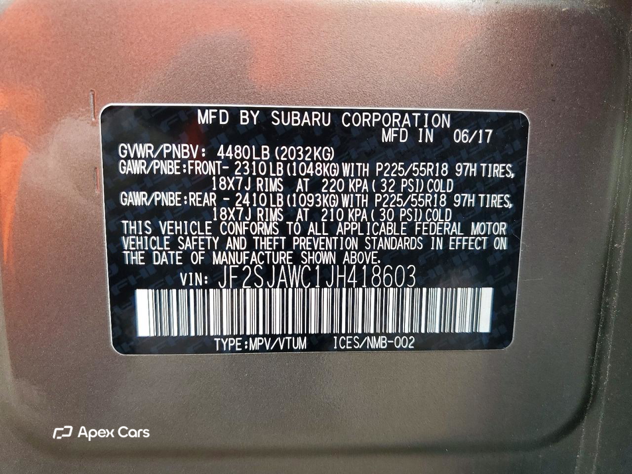 Subaru Forester 2018