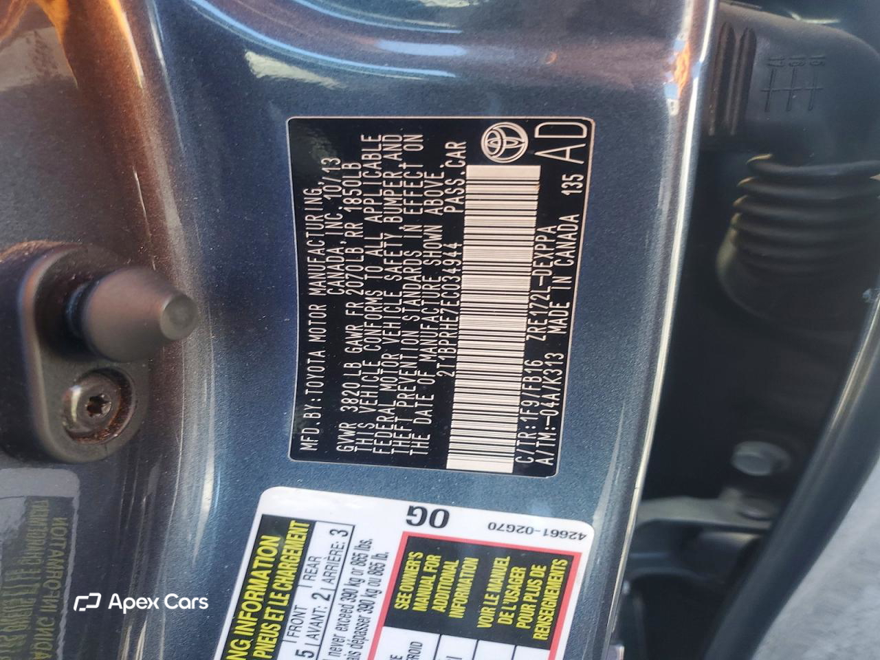 Toyota Corolla 2014