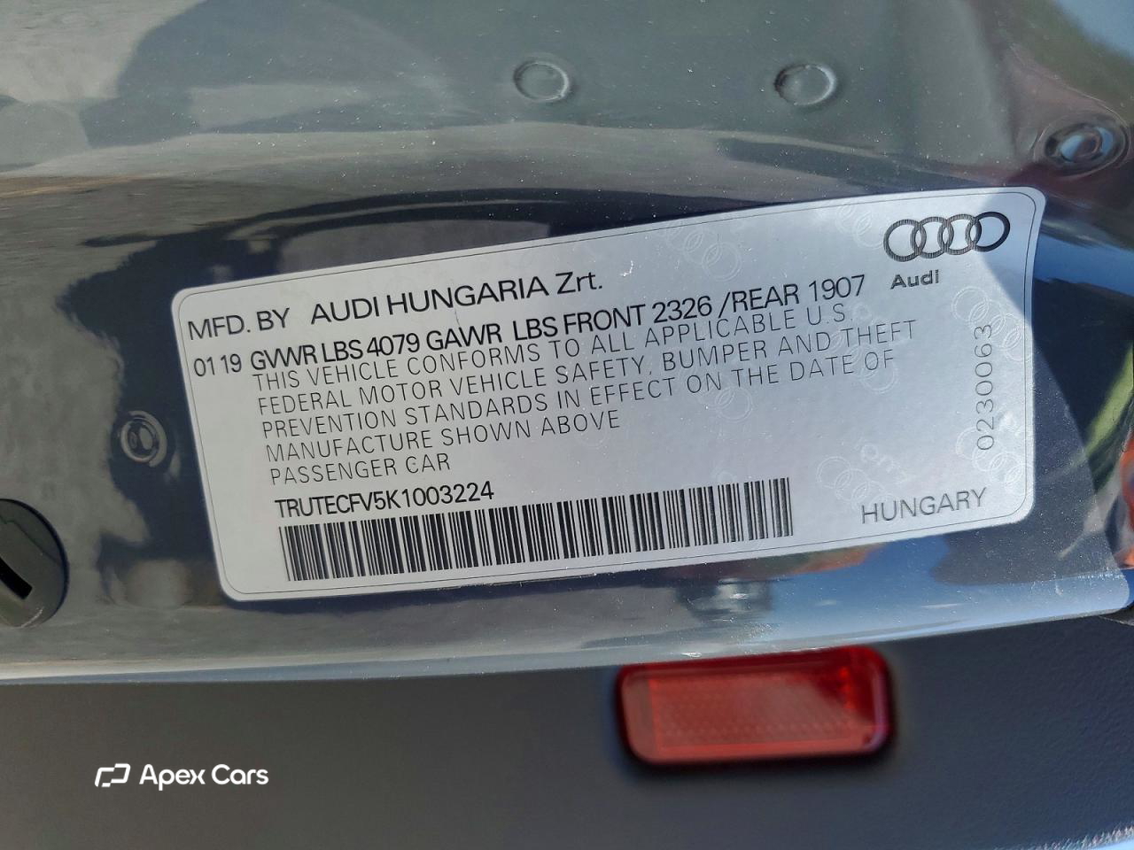 Audi TT 2019