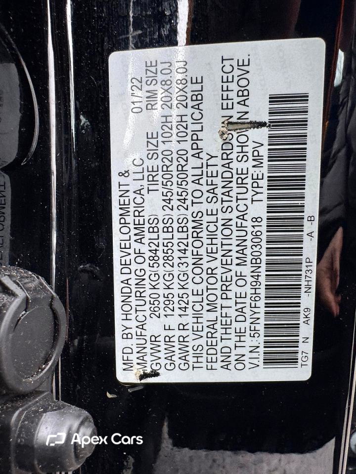 Honda Pilot 2022