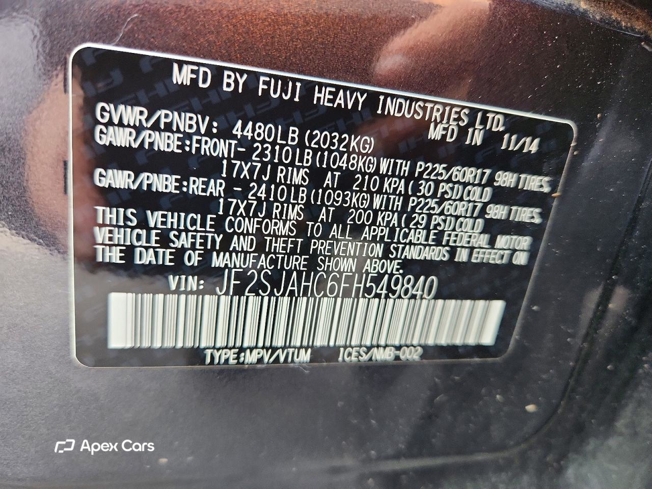 Subaru Forester 2015
