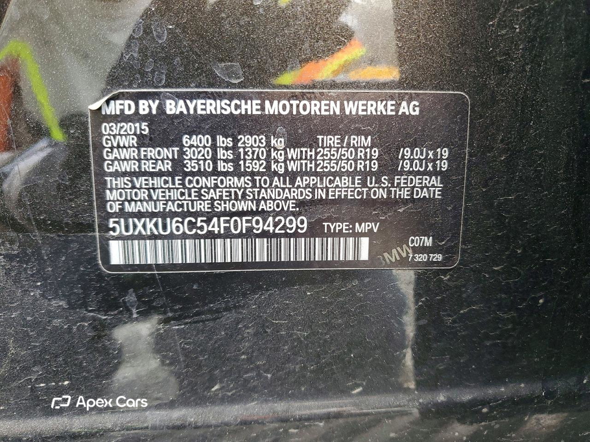 BMW X6 2015