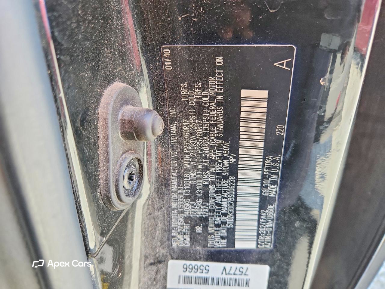 Toyota Sienna 2011