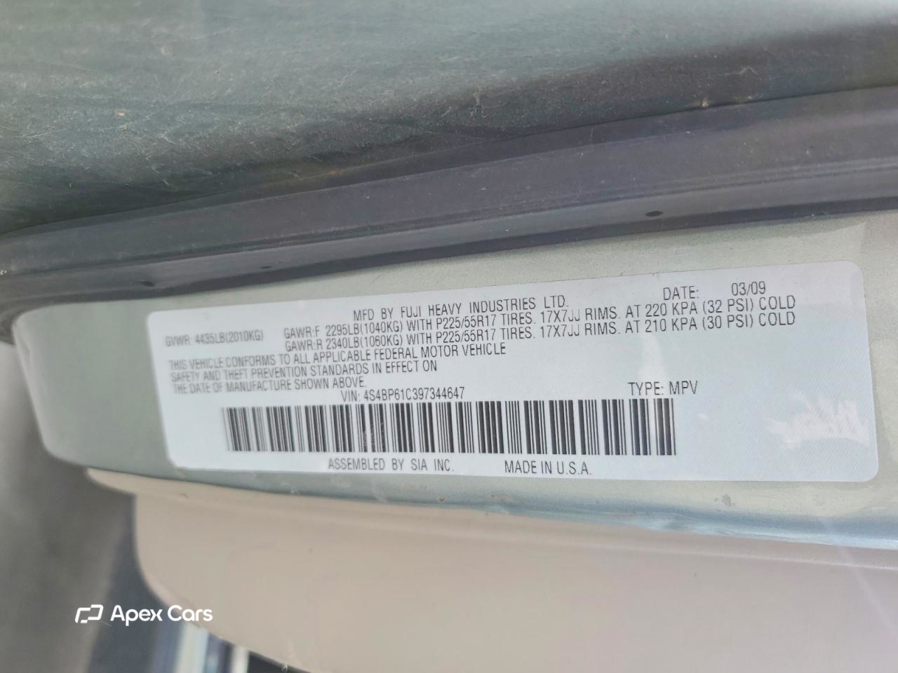 Subaru Outback 2009