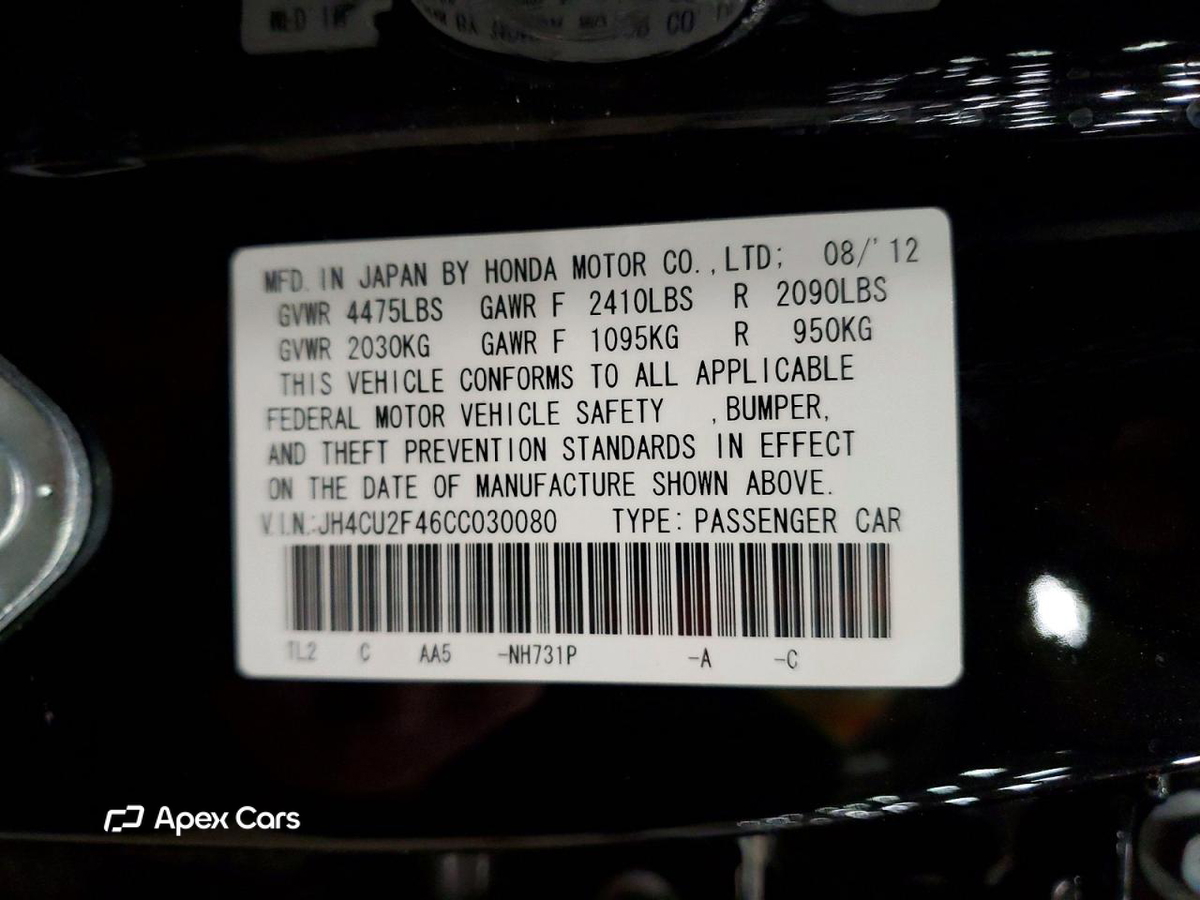 Acura TSX 2012