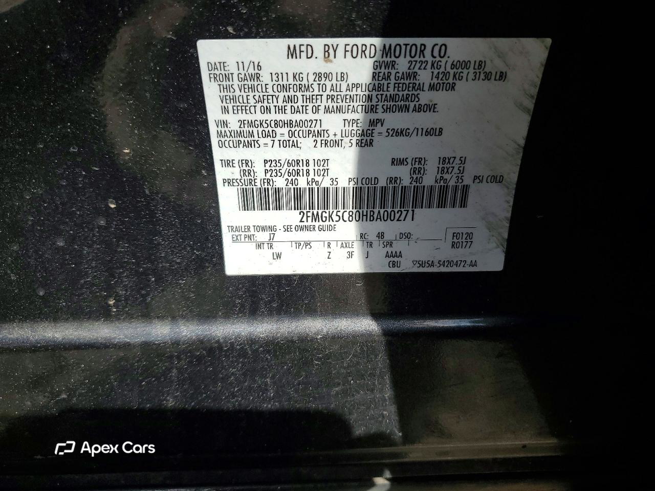 Ford Flex 2017