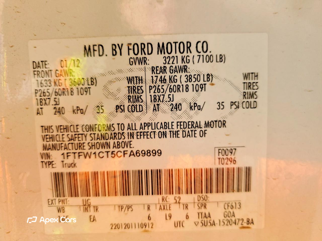 Ford F-150 2012