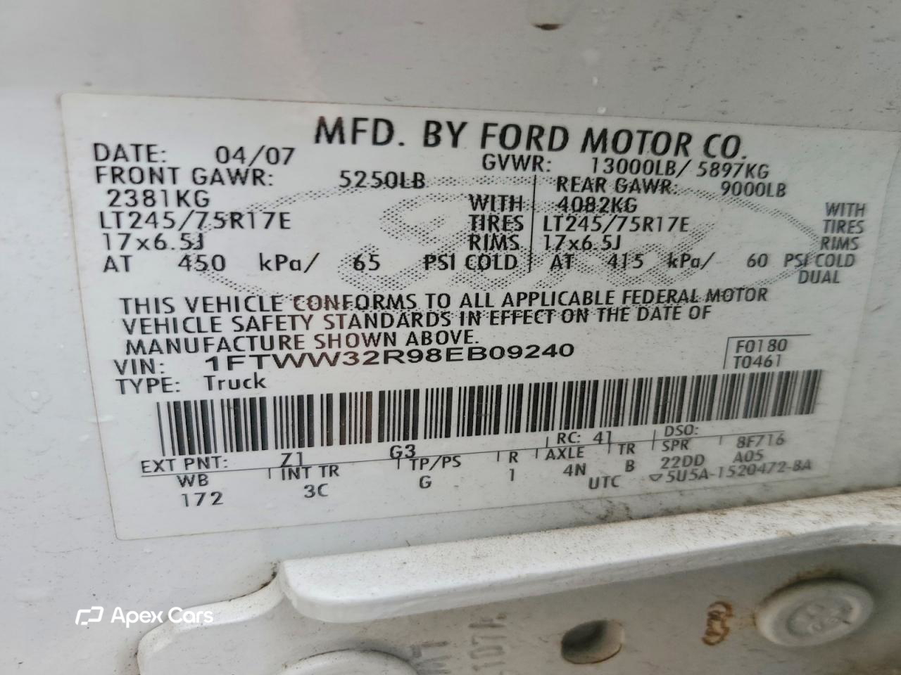 Ford F350 2008