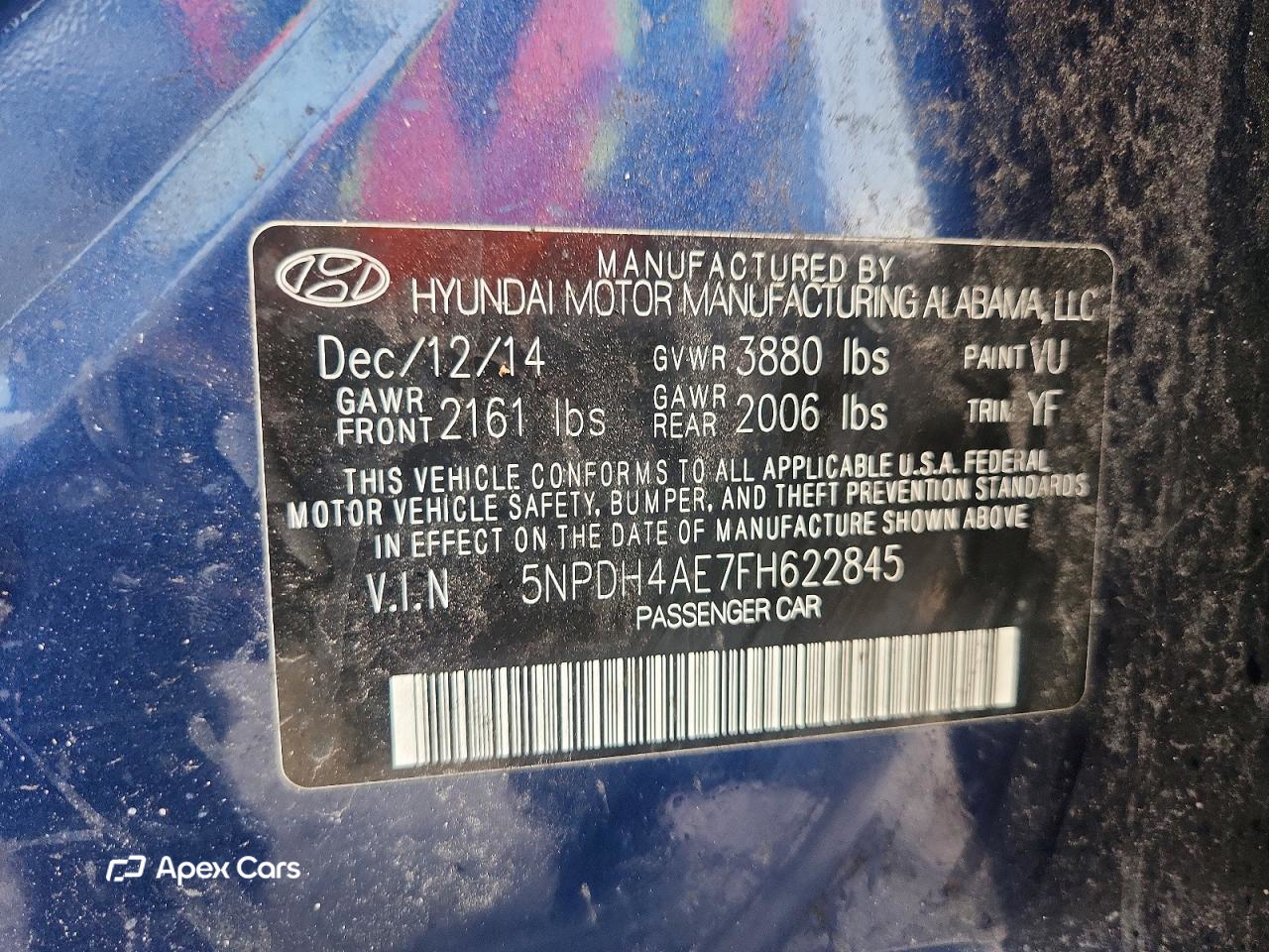 Hyundai Elantra 2015