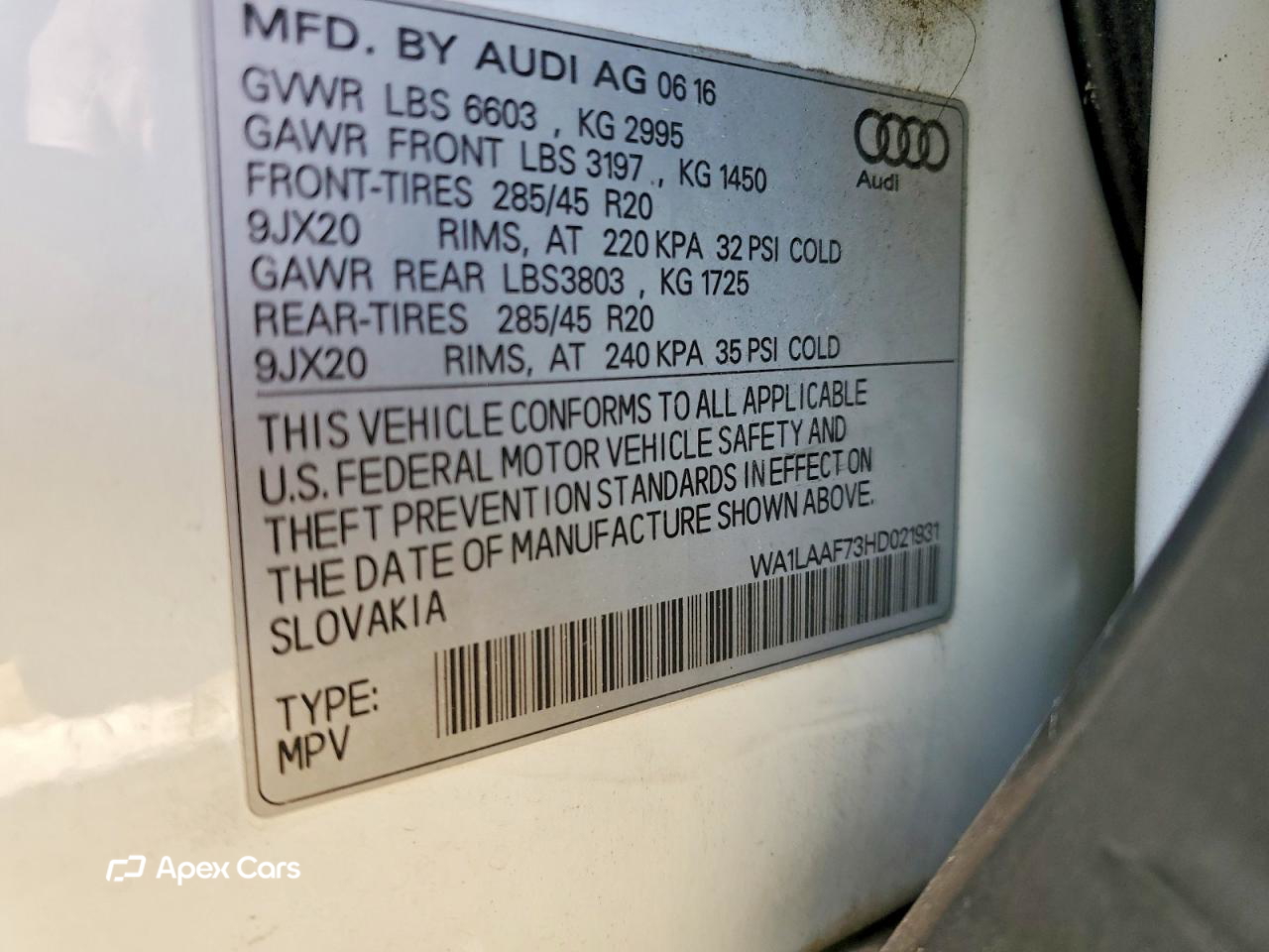 Audi Q7 2017