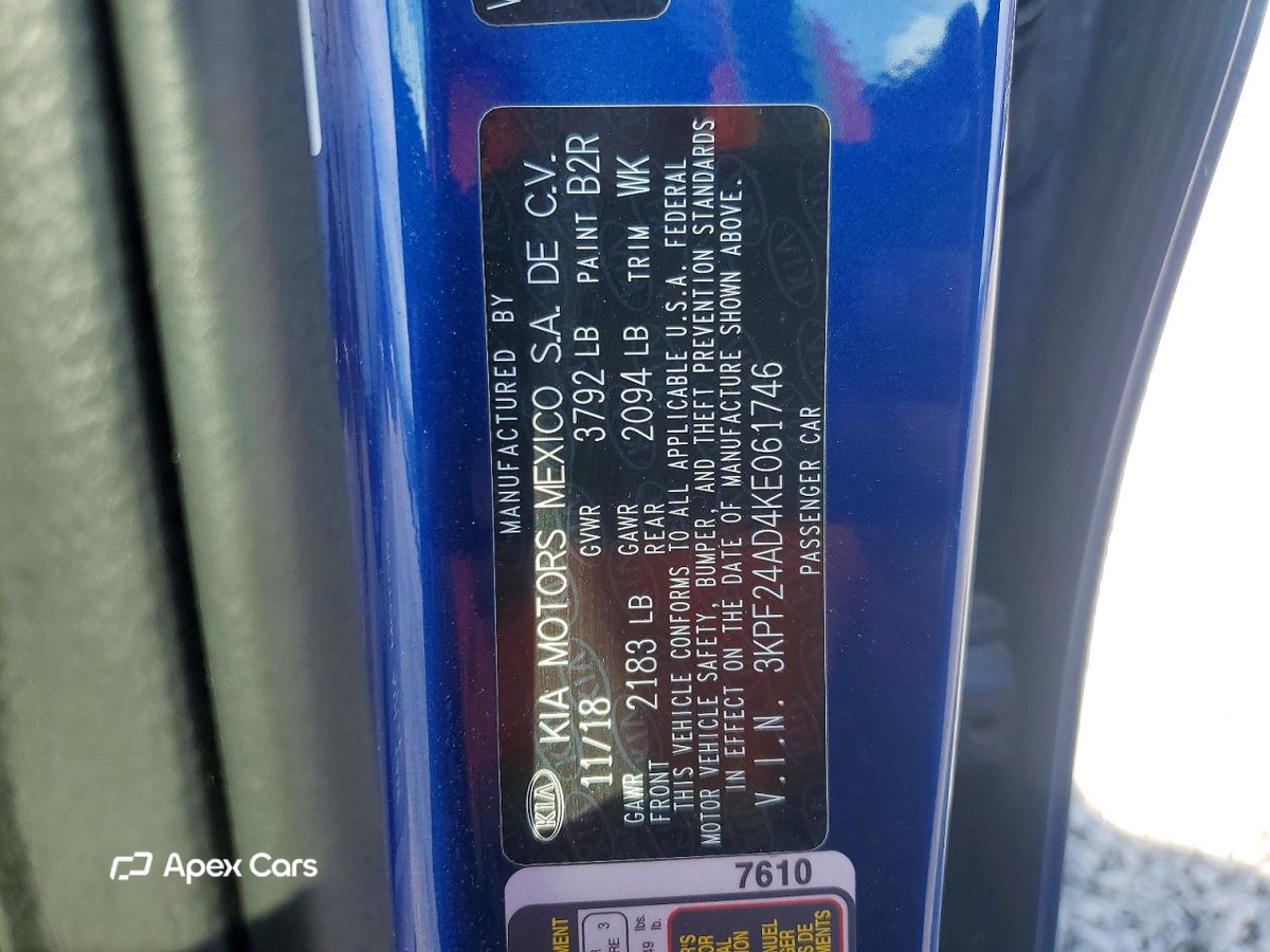 Kia Forte 2019