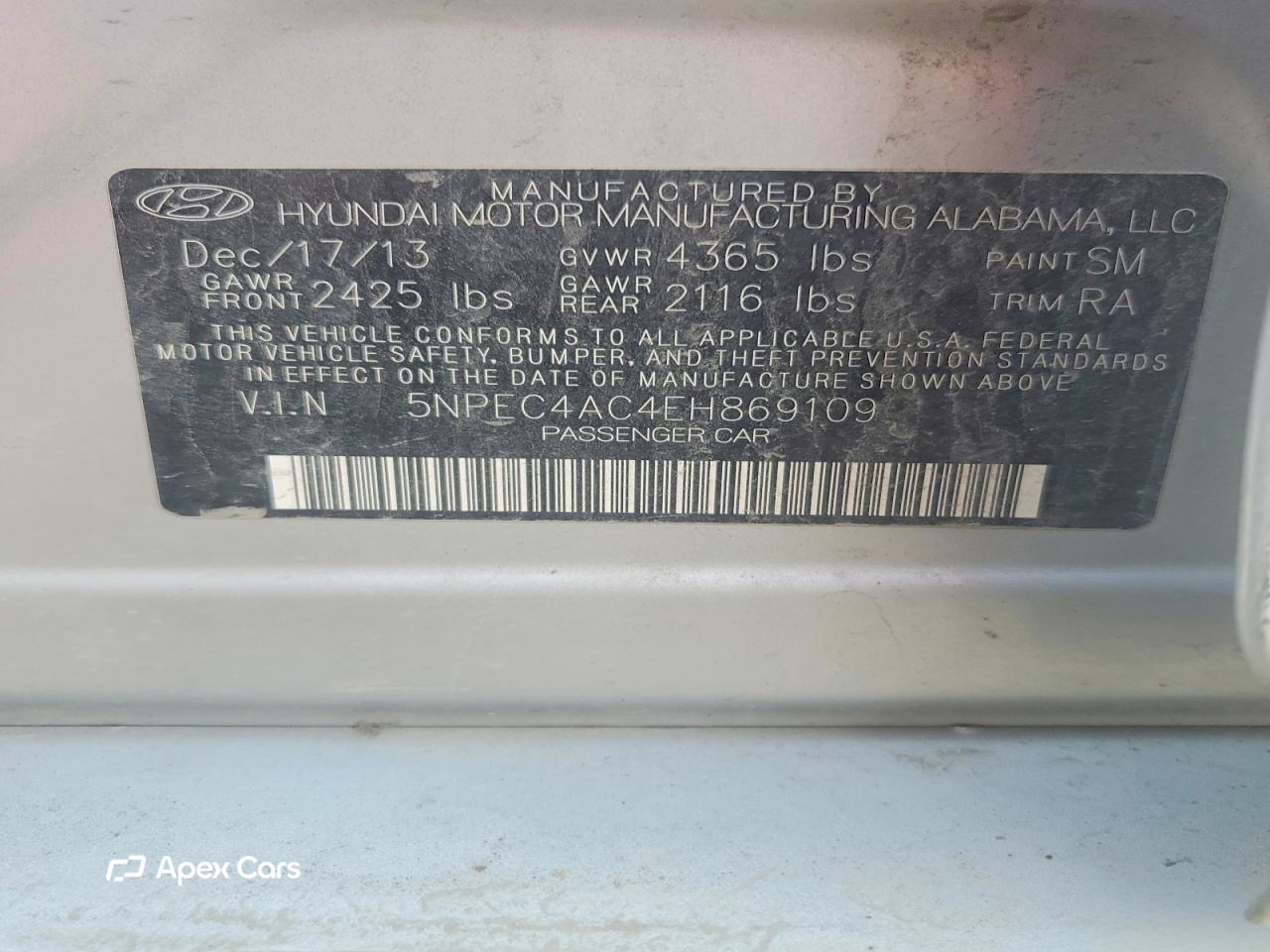 Hyundai Sonata 2014