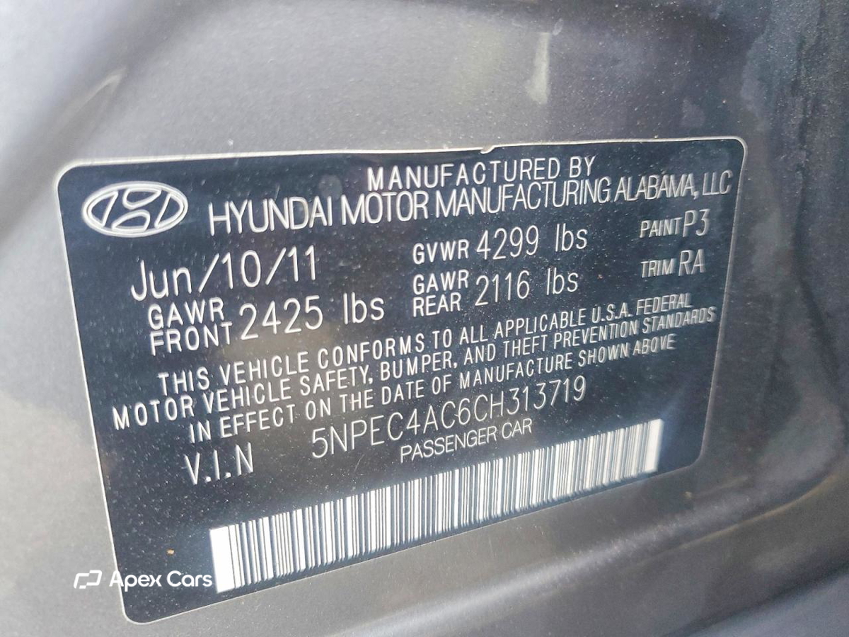 Hyundai Sonata 2012