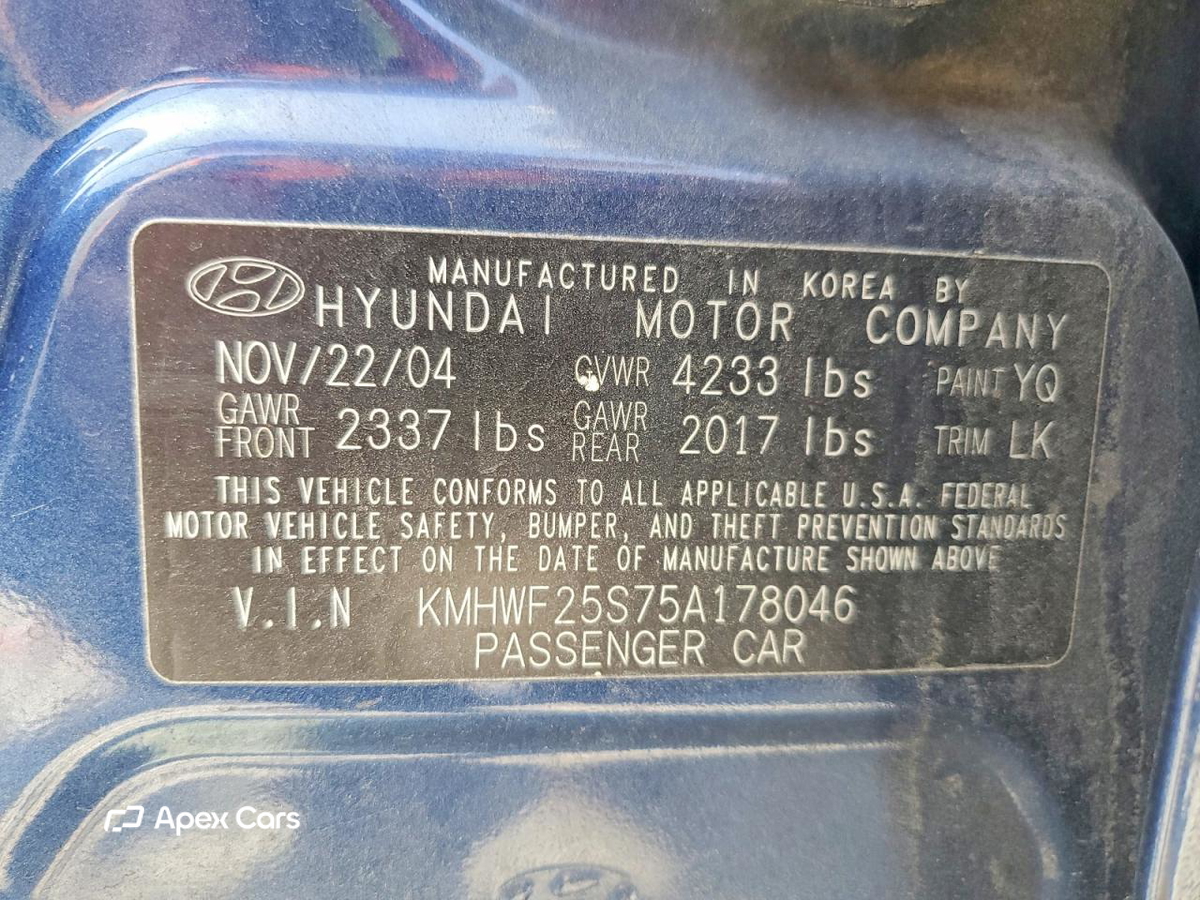 Hyundai Sonata 2005