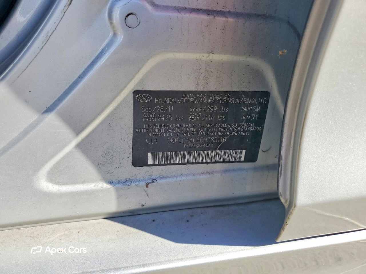 Hyundai Sonata 2012
