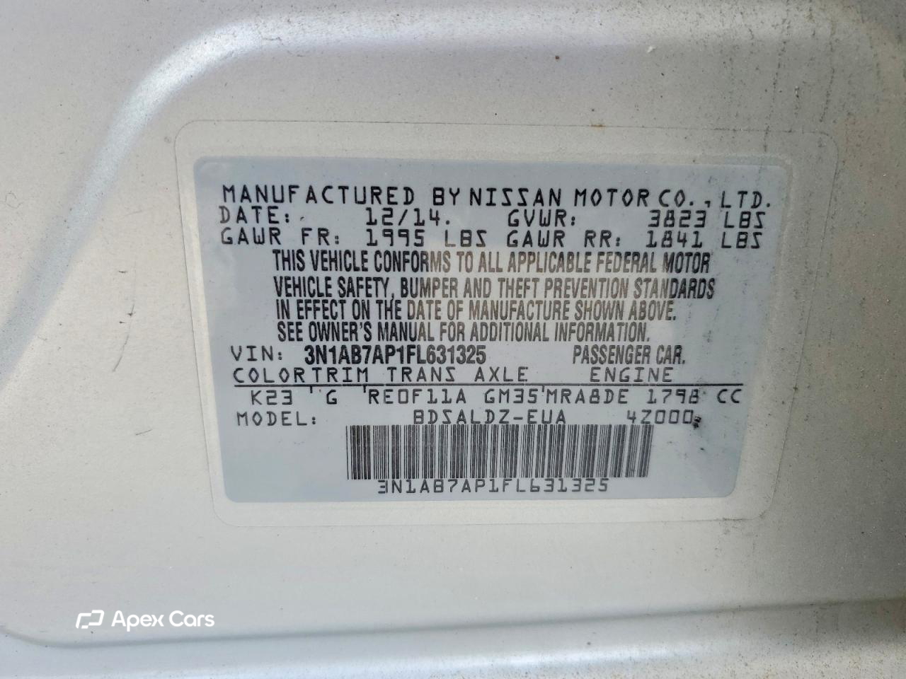 Nissan Sentra 2015