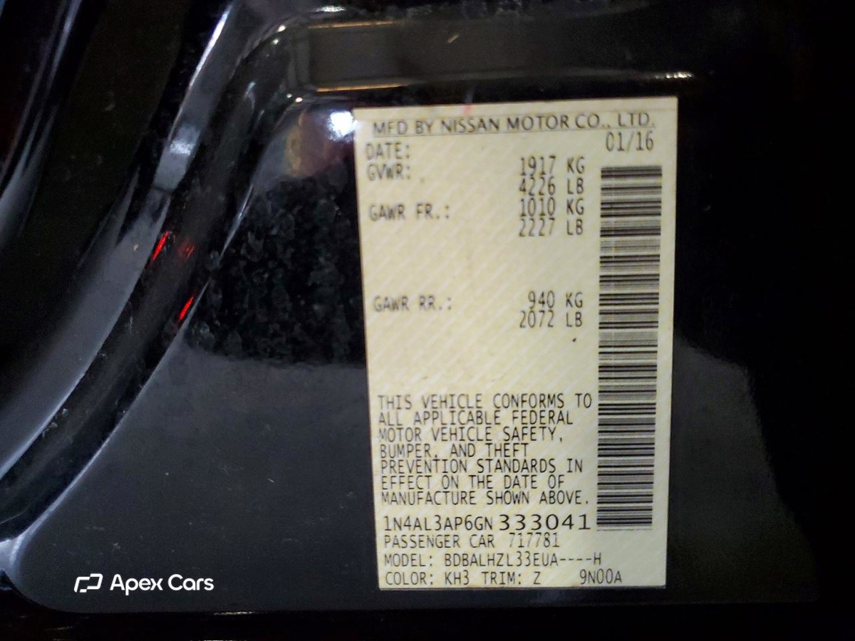 Nissan Altima 2016